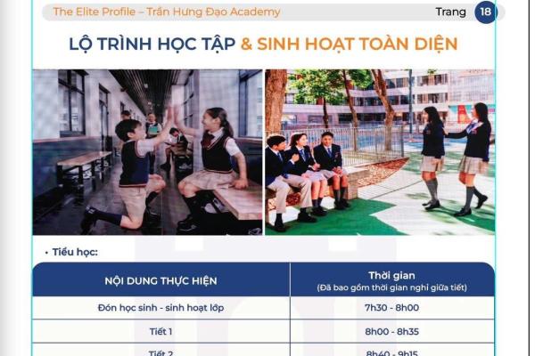 Đắc Quyền Nhập Học Lớp 1 Tại Trần Hưng Đạo Academy: Lời Cam Kết Từ Tâm Thế Người Dẫn Đường